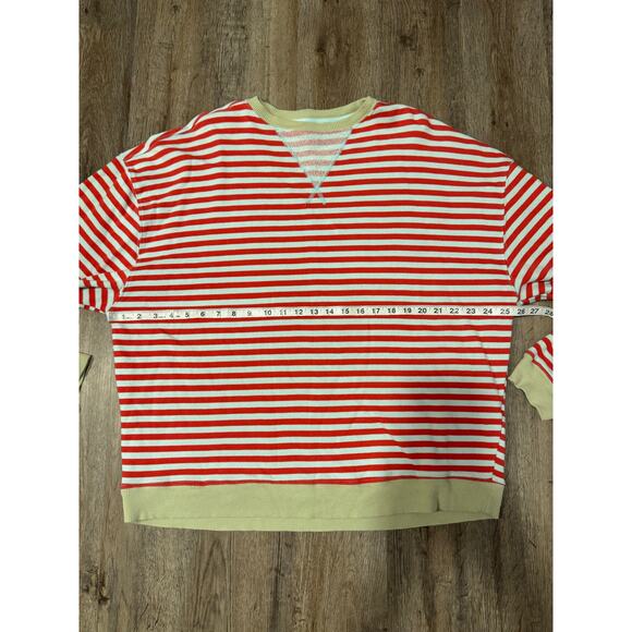 Free People Women’s Striped Pullover Size Medium - Picture 8 of 11